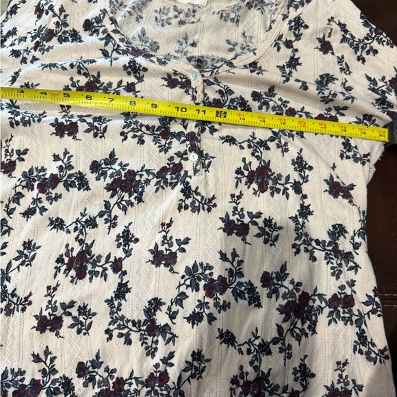 Lucky Brand Women's Floral Blouse - Cream and Black - Picture 8 of 8